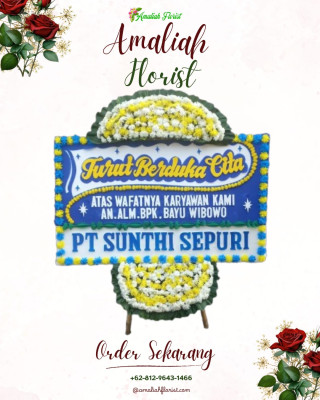 Papan Bunga Duka di Lebak Siliwangi