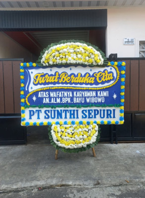Papan Bunga Duka di Lebak Siliwangi